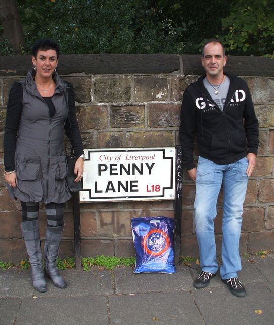 Beatles reizen Liverpool