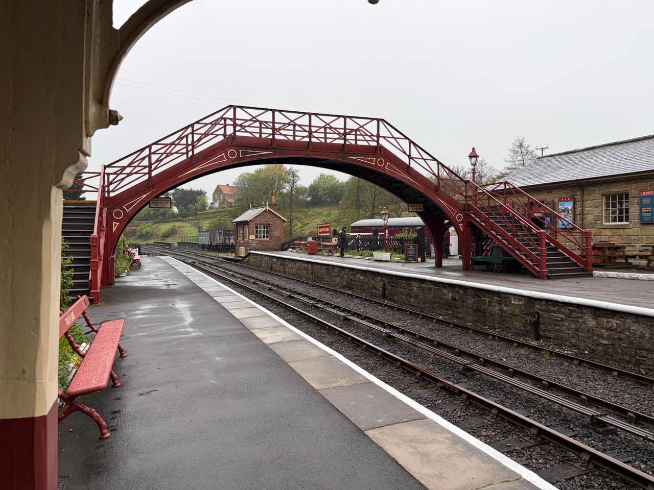 Goathland (Hogsmeade) Station op de North Yorkshire Moors Railway