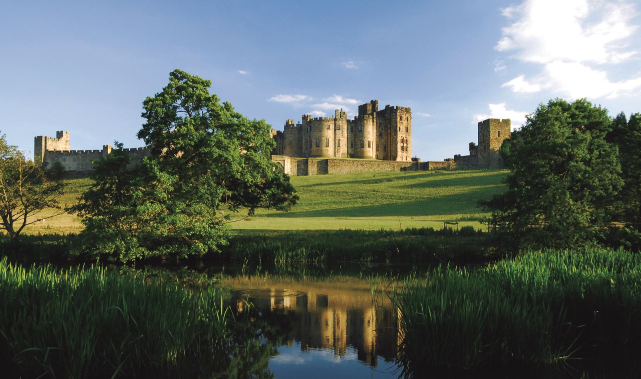 Alnwick Castle in Noord-Engeland filmlocatie Hogwarts